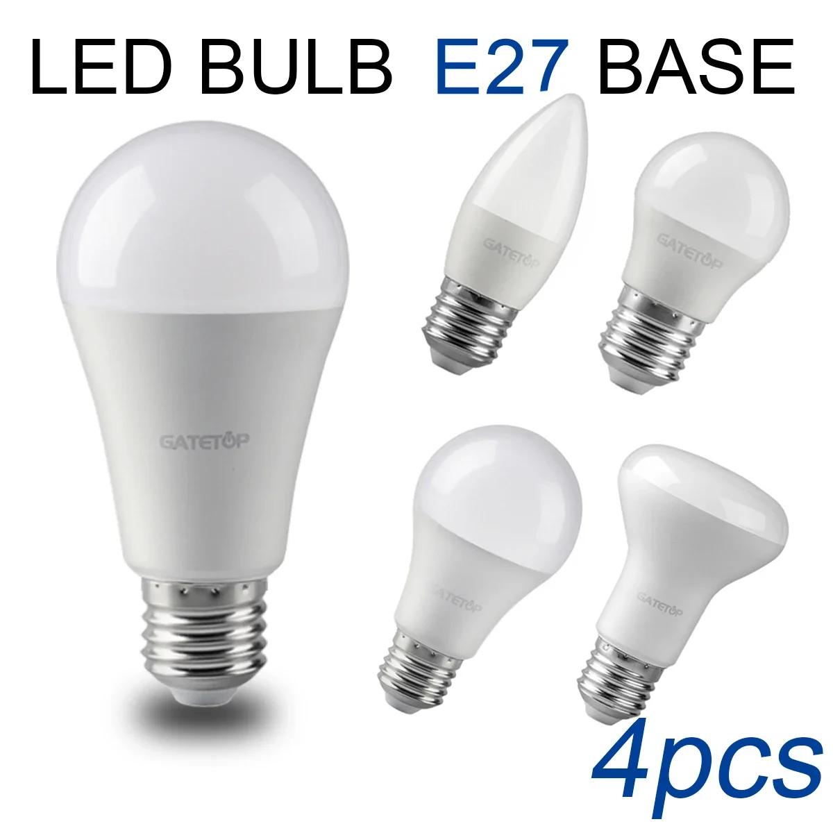 E27 LED  , AC 220V, SMD2835, 5W, 10W, 12W, 18W, 24W, Lampada LED , Ž,  ǳ LED , Ʈ  4 